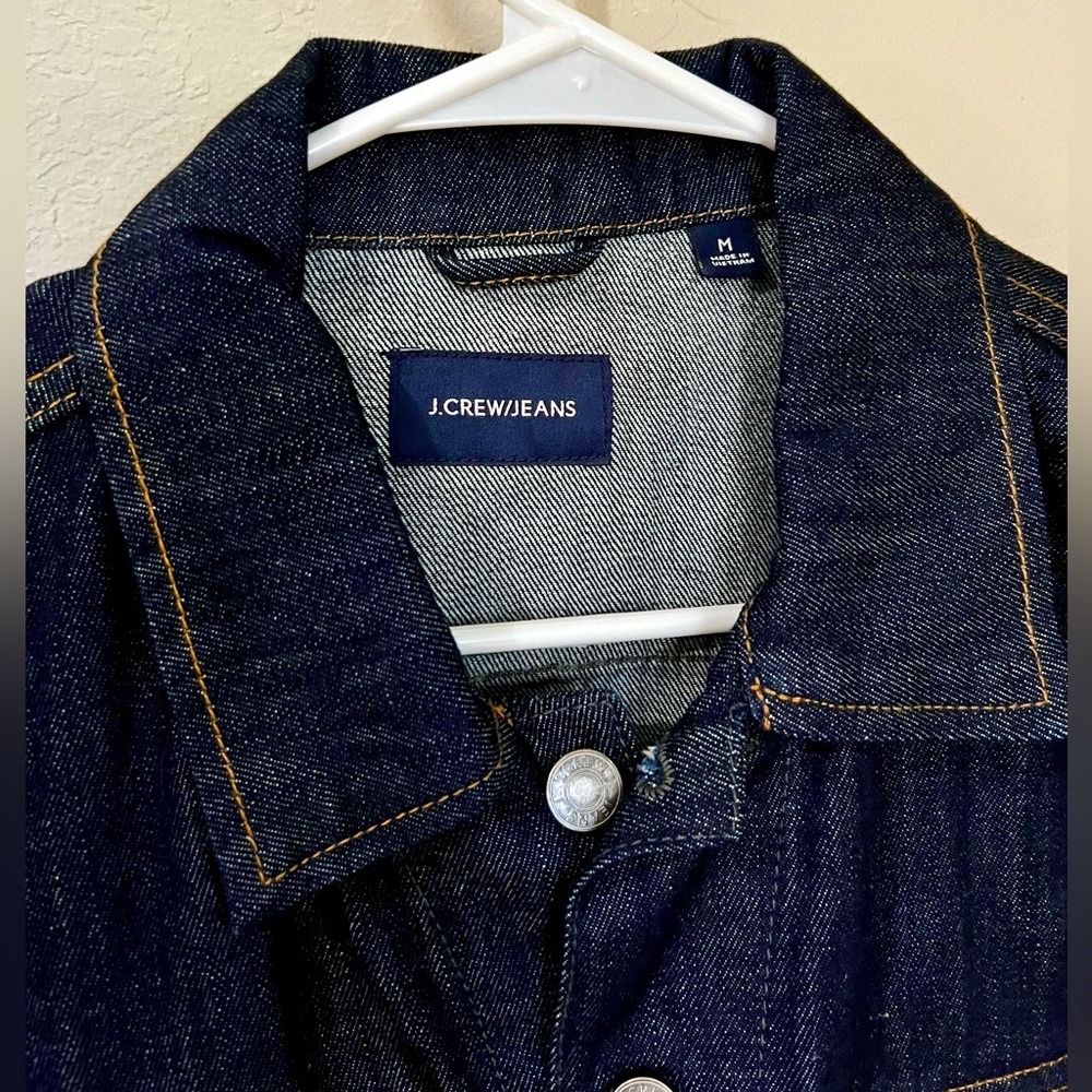 J Crew Dark Blue Denim Jacket